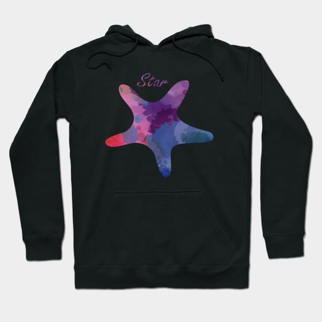 Colored star. Hoodie by Design images